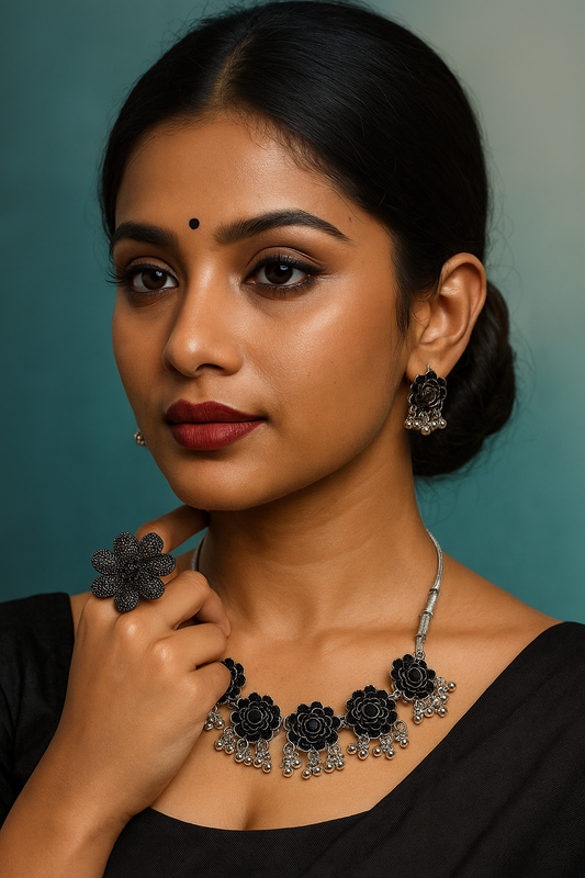 3.✨ “Big Festive Jewellery Combo – 3 Sets + Free Gift Worth ₹150!”