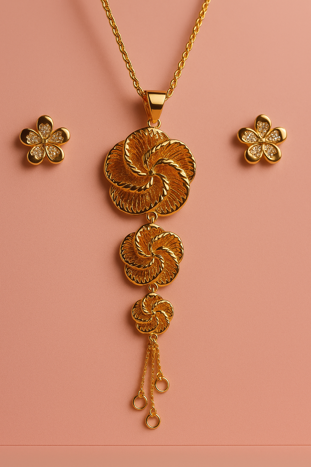 1. 🌟Luxury Anti-Tarnish Golden Jewellery Combo – Festive Limited Offer 🌟